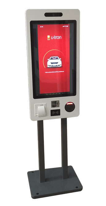Multi-touch parking kiosk for an automated garage by U-tron