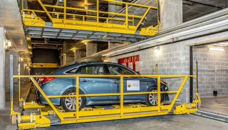 U-tron PACE© is composed of Lifts and Shuttles and can work in single/multi-level structures. U-Tron PACE is designed to accommodate high parking capacity while providing high performance level.
