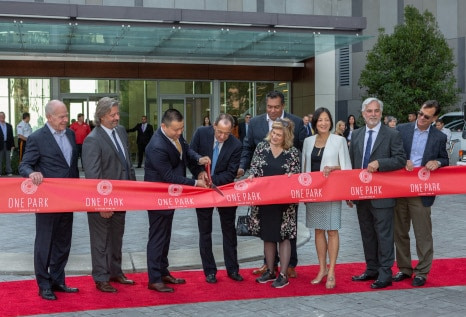 Ribbon Cutting ceremony at One Park luxurious project