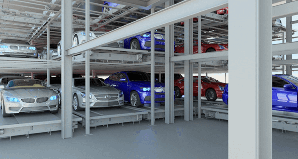 Slide automated parking system , Utron