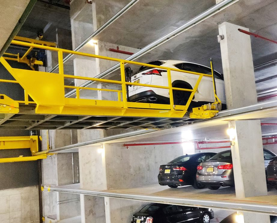 semi-automated parking structure